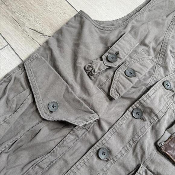 Woodland Adventure Gear Utility Vest Olive Green Sz M Outdoor Multi Pocket Hike - Picture 7 of 9